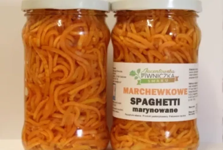 Marchewkowe spaghetti